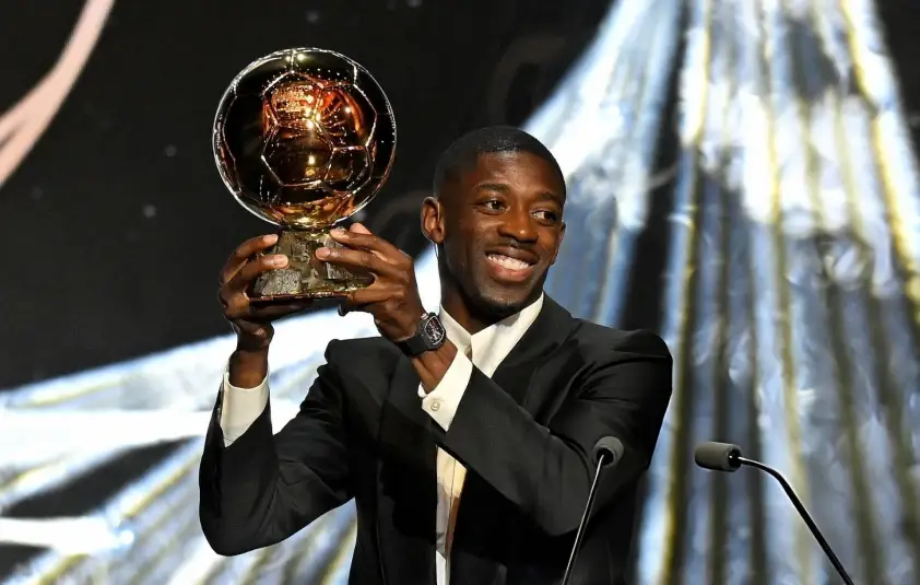Dembele là cầu thủ thứ 10 từng vô địch World Cup, Champions League và giành Quả bóng Vàng